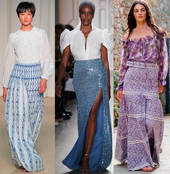 С чем носить длинную юбку: стильные образы и идеи