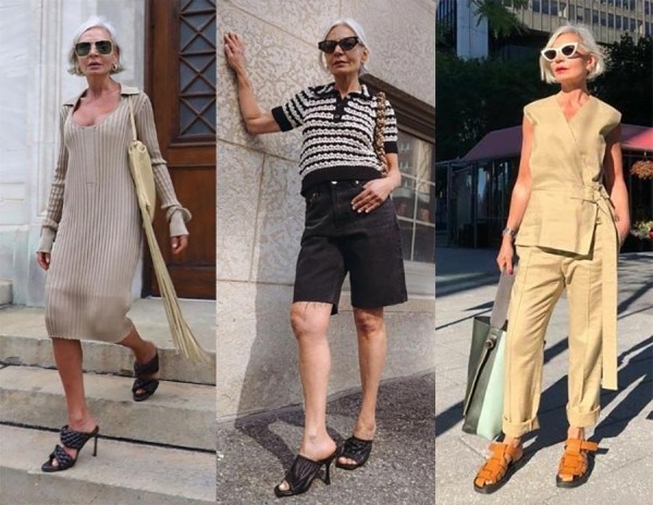 Модные уличные образы: селебрити, plus size, 50+