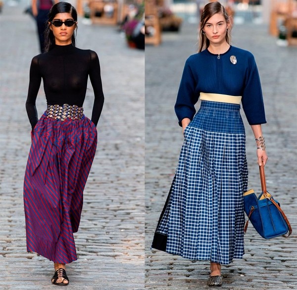 С чем носить длинную юбку: стильные образы и идеи