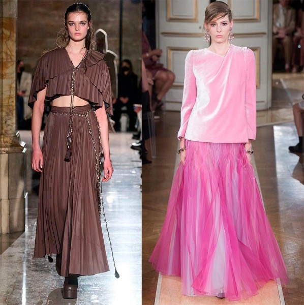 С чем носить длинную юбку: стильные образы и идеи