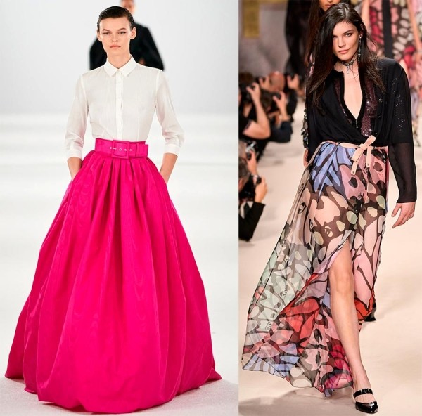 С чем носить длинную юбку: стильные образы и идеи