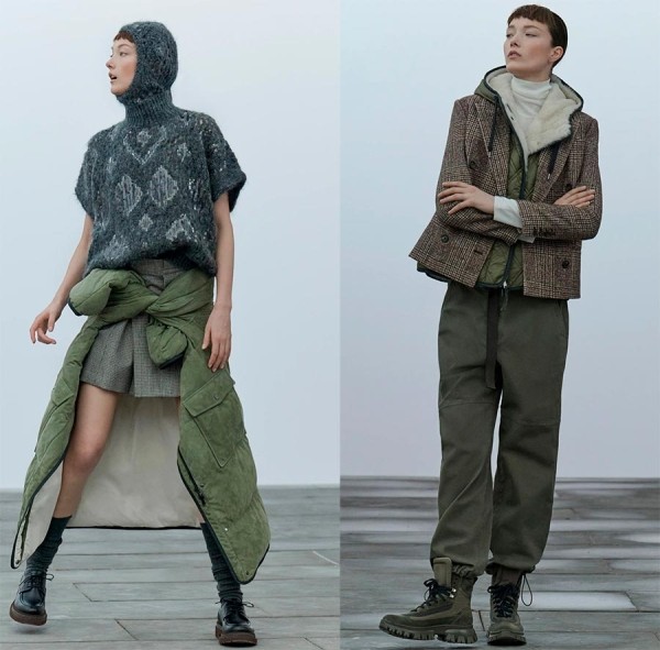 Уютная женская одежда осень-зима 2022-2023 Brunello Cucinelli