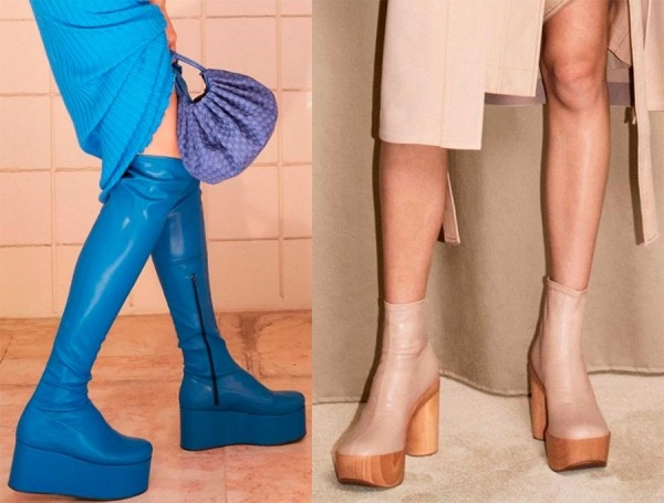 Модная женская обувь на платформе: тренды 2022 года