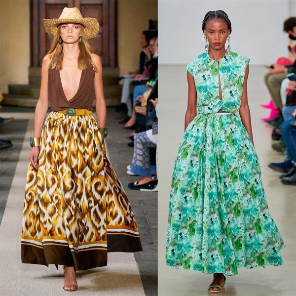 С чем носить длинную юбку: стильные образы и идеи