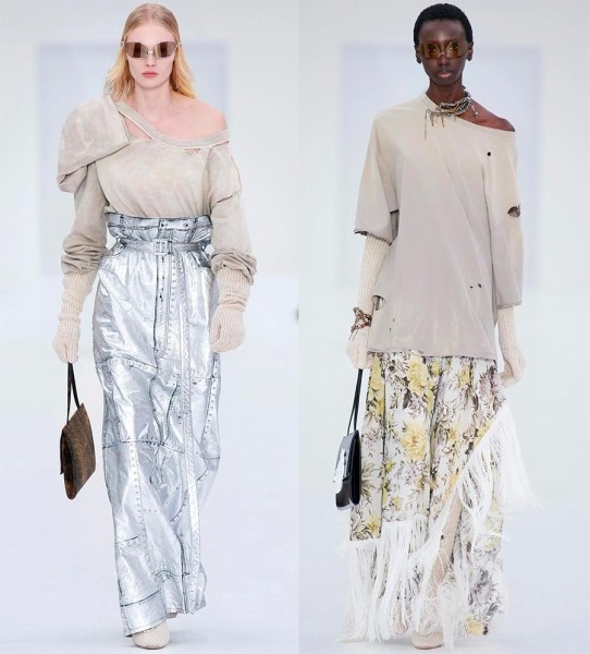 С чем носить длинную юбку: стильные образы и идеи