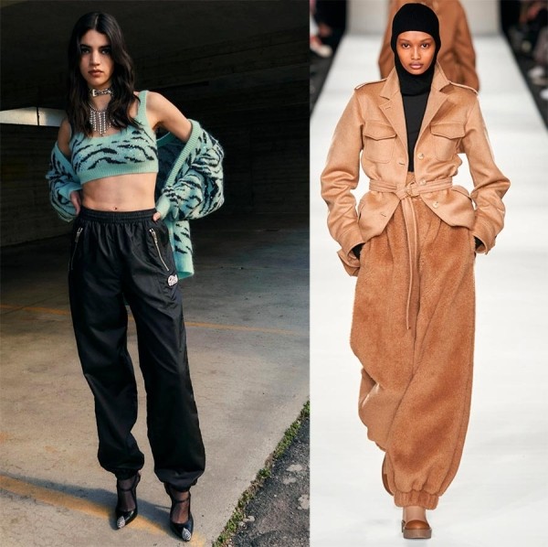 Модные широкие длинные брюки: идеи и фото с подиума Модные широкие длинные брюки: идеи и фото с подиума