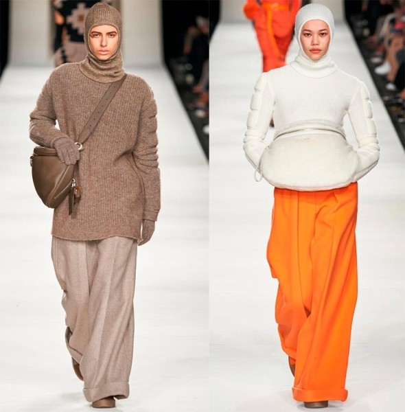 Модные широкие длинные брюки: идеи и фото с подиума Модные широкие длинные брюки: идеи и фото с подиума