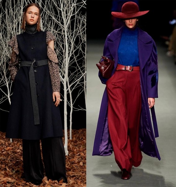 Модные широкие длинные брюки: идеи и фото с подиума Модные широкие длинные брюки: идеи и фото с подиума