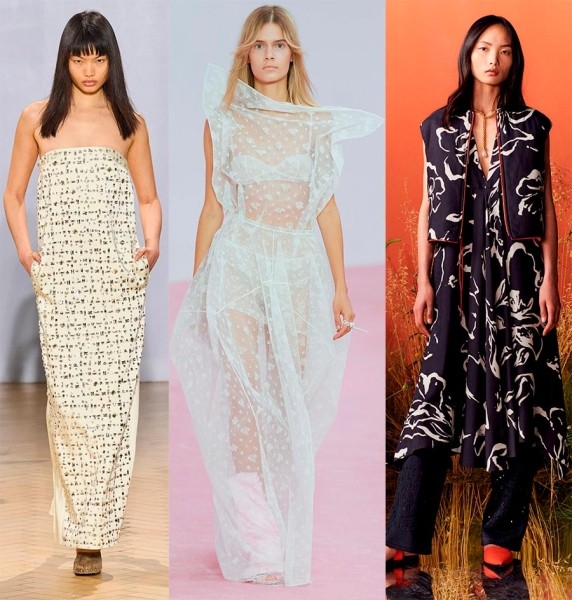 Модные платья весна-лето 2023 Модные платья весна-лето 2023