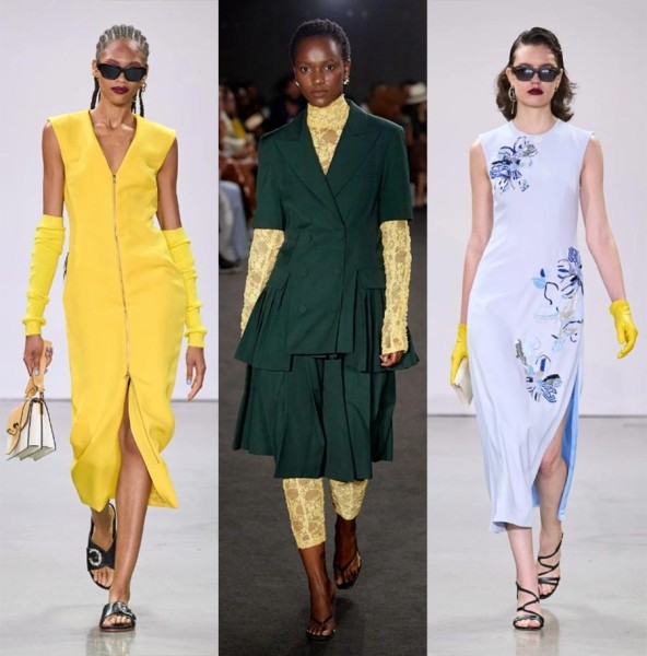 Модные приемы, трендовые стилизации, особенности кроя, ткани, текстуры, фасоны сезона весна-лето 2023