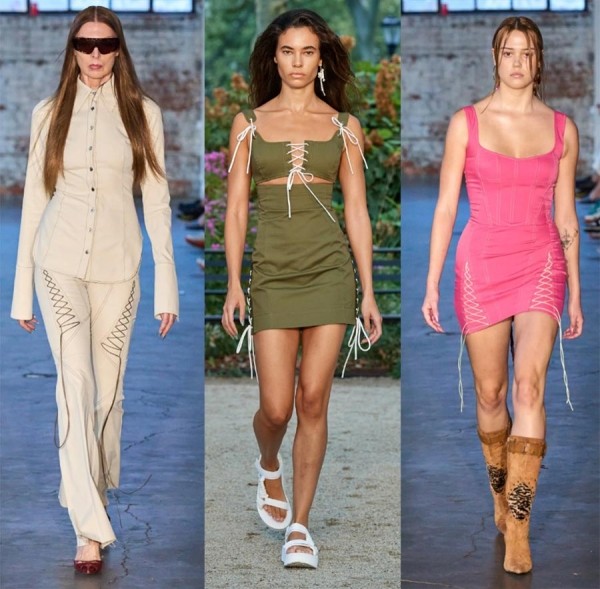 Модные приемы, трендовые стилизации, особенности кроя, ткани, текстуры, фасоны сезона весна-лето 2023