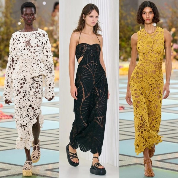 Модные приемы, трендовые стилизации, особенности кроя, ткани, текстуры, фасоны сезона весна-лето 2023