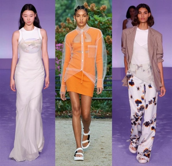 Модные приемы, трендовые стилизации, особенности кроя, ткани, текстуры, фасоны сезона весна-лето 2023
