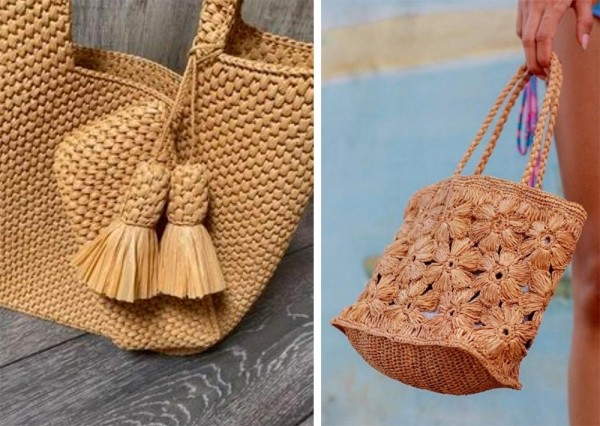 Модные сумки, аксессуары и одежда из рафии Модные сумки, аксессуары и одежда из рафии