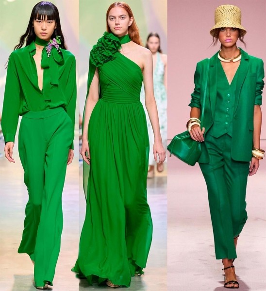 Как сочетать зеленый цвет в одежде: модные тренды сезона