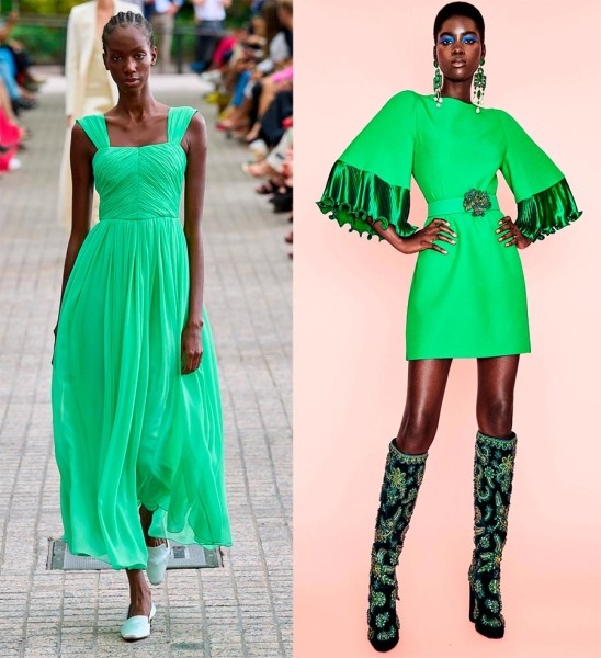 Как сочетать зеленый цвет в одежде: модные тренды сезона