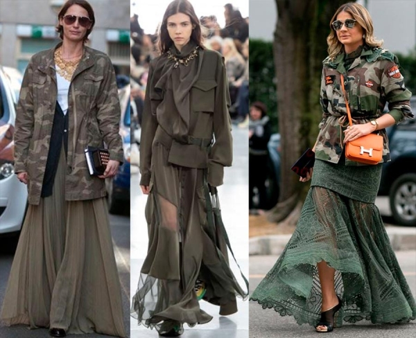 Стиль милитари в модной одежде: актуальные тренды и образы 2023-2024