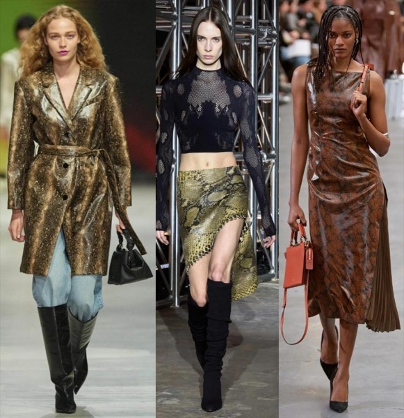 35 кожаных трендов в женской одежде 2023