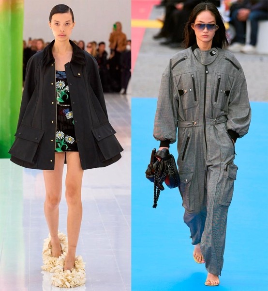 Одежда оверсайз, сумки оверсайз, и наконец, накладные карманы оверсайз: модный тренд сезона