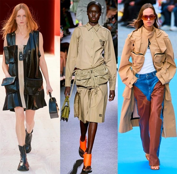 Одежда оверсайз, сумки оверсайз, и наконец, накладные карманы оверсайз: модный тренд сезона