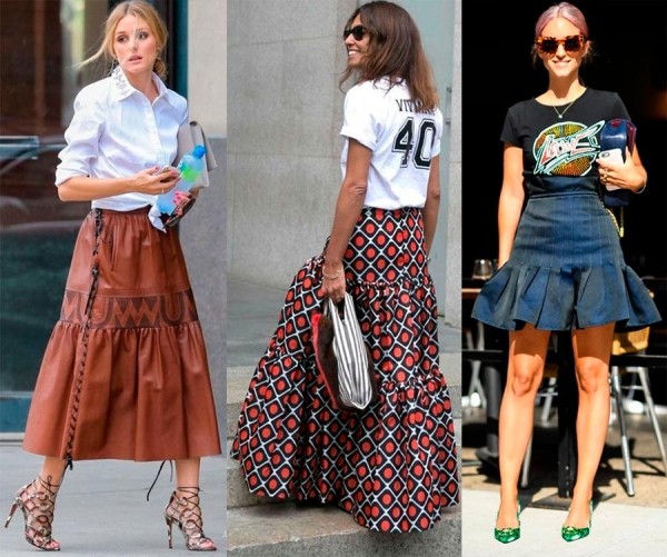 Актуальные фасоны юбок на теплый сезон