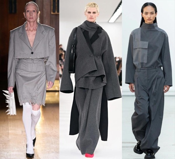 60 стильных образов в серых оттенках