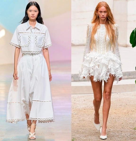 Модные и красивые образы из актуальных коллекций женской одежды