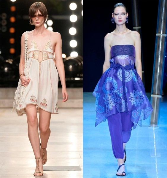 Модные и красивые образы из актуальных коллекций женской одежды