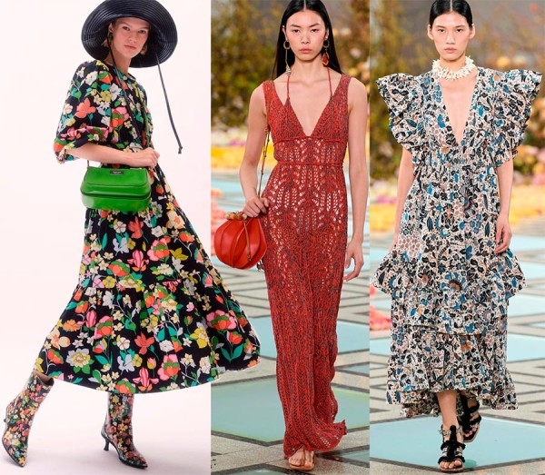 Модные и красивые образы из актуальных коллекций женской одежды