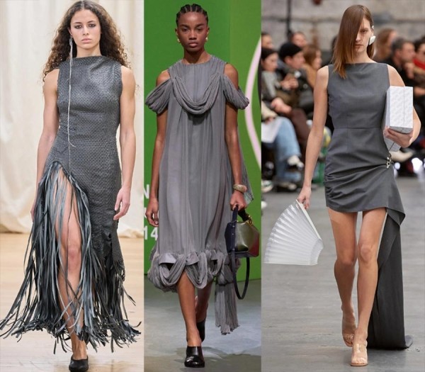 60 стильных образов в серых оттенках