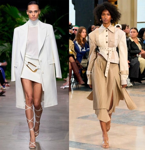 Модные и красивые образы из актуальных коллекций женской одежды