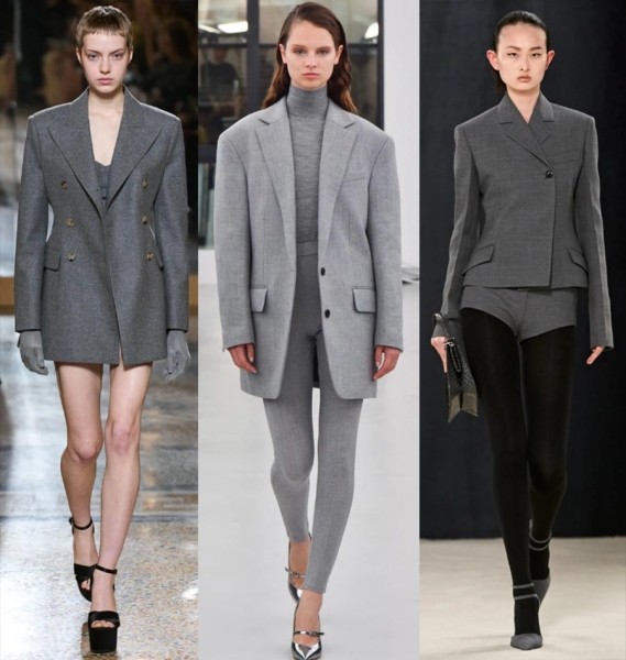 60 стильных образов в серых оттенках