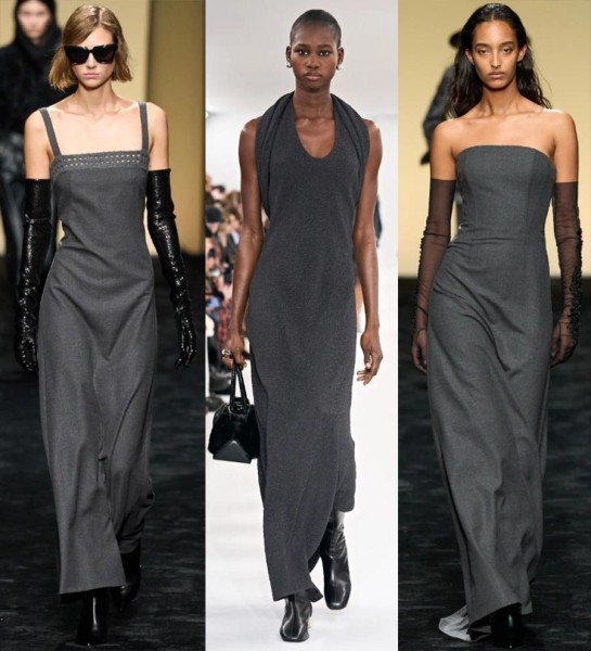 60 стильных образов в серых оттенках