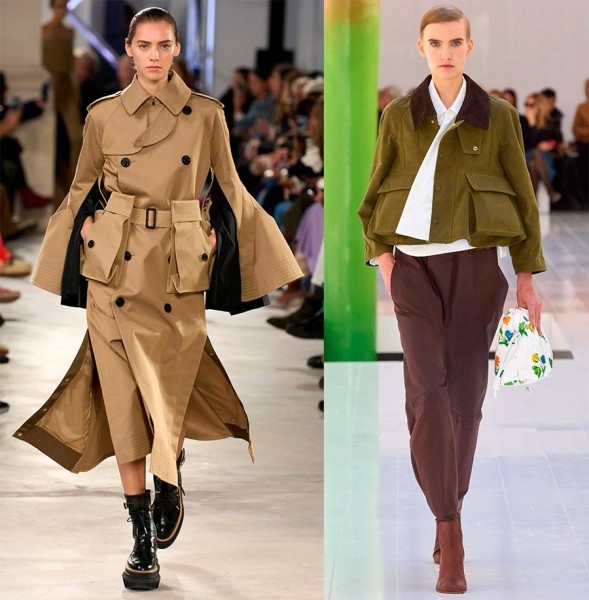 Модные и красивые образы из актуальных коллекций женской одежды