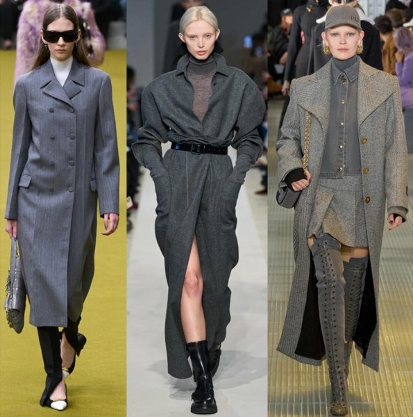 60 стильных образов в серых оттенках