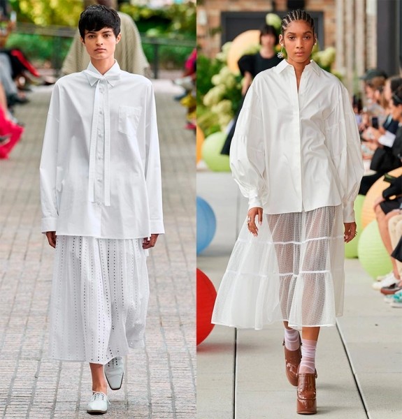 Модные и красивые образы из актуальных коллекций женской одежды