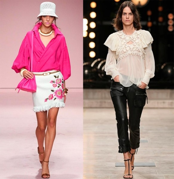 Модные и красивые образы из актуальных коллекций женской одежды