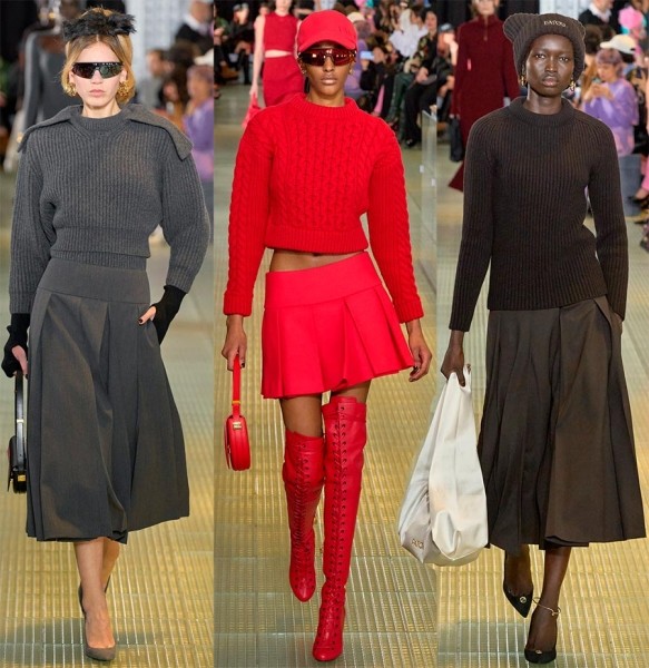 Актуальные образы для женщин из коллекции Patou 2023-2024 Актуальные образы для женщин из коллекции Patou 2023-2024