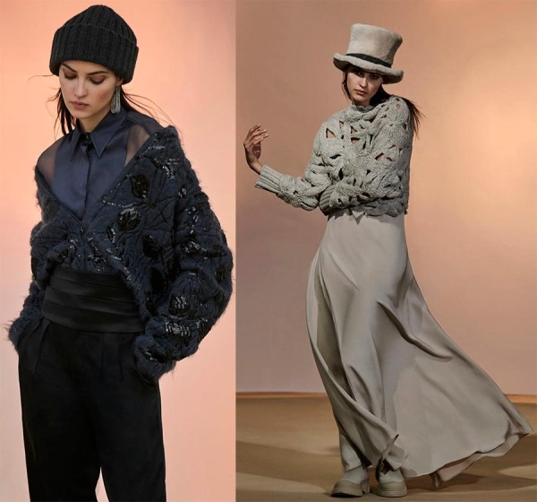 Модный трикотаж и кашемир 2023-2024 от Brunello Cucinelli Модный трикотаж и кашемир 2023-2024 от Brunello Cucinelli