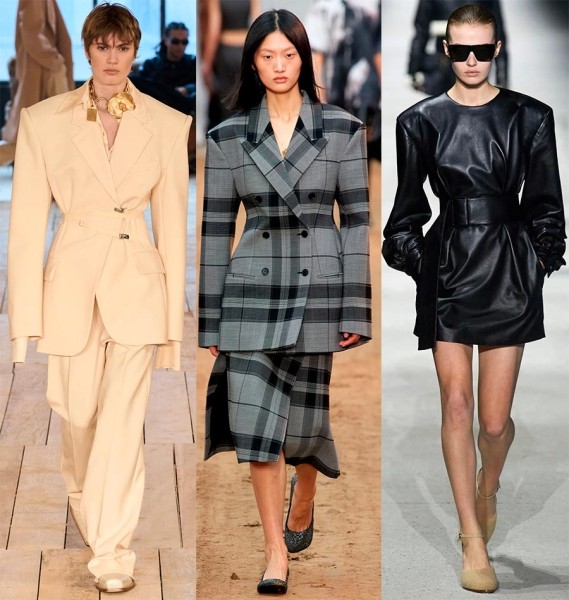 Акцент на плечи в одежде: модная тенденция Акцент на плечи в одежде: модная тенденция