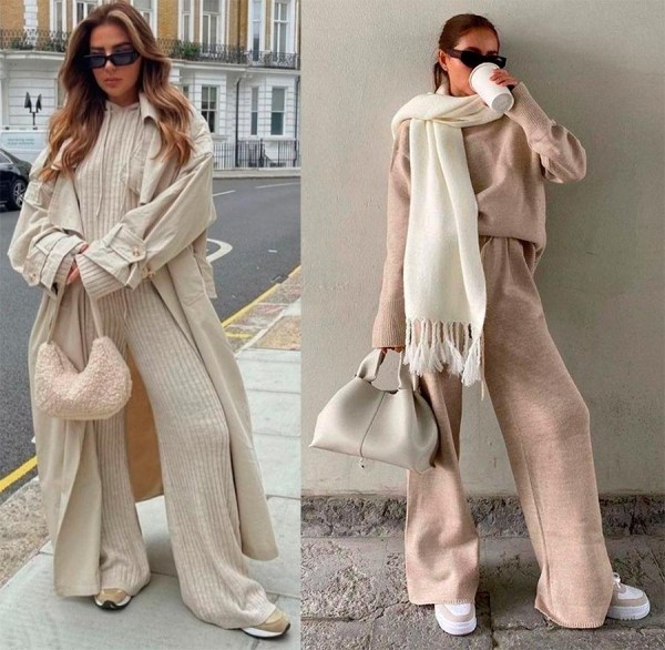 Базовый гардероб на осенне-зимний период: примеры образов из Pinterest