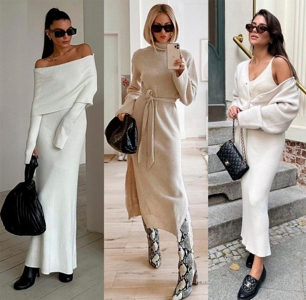 Базовый гардероб на осенне-зимний период: примеры образов из Pinterest