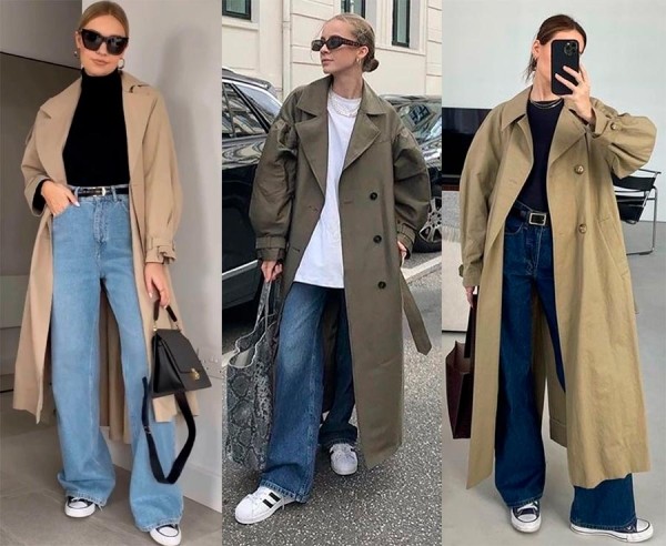 Как носить джинсы Wide Leg: ТОП-8 примеров с образами из Pinterset