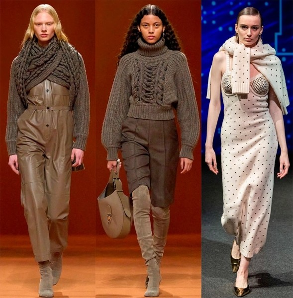 Модный трикотаж 2023-2024: тренды сезона и вязаные вещи