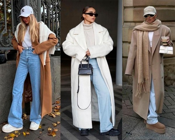 Как носить джинсы Wide Leg: ТОП-8 примеров с образами из Pinterset