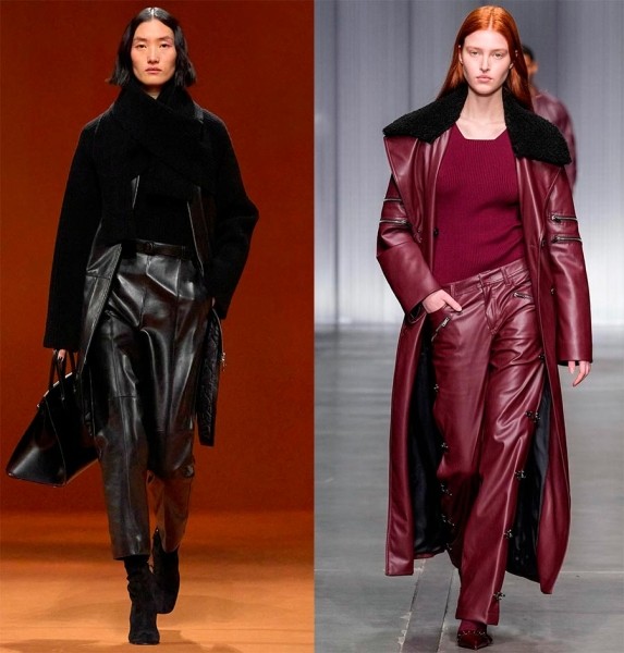 Женская одежда из кожи: актуальные тренды сезона