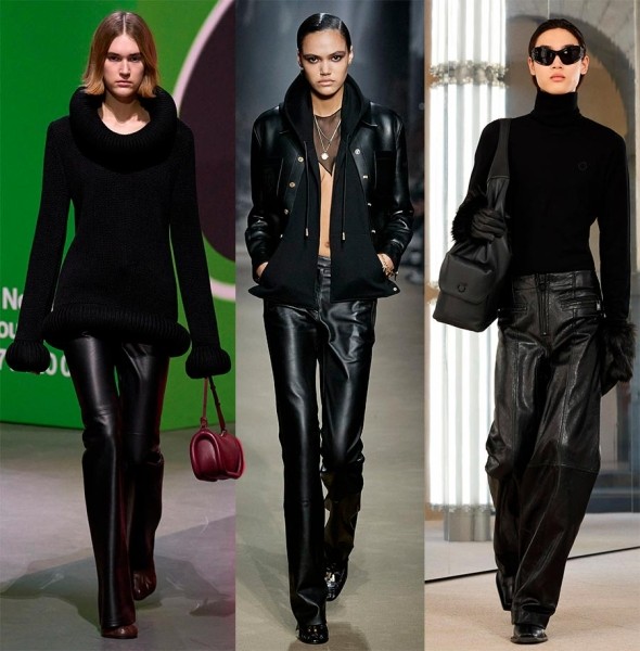 Женская одежда из кожи: актуальные тренды сезона