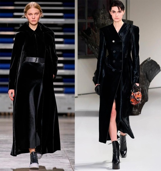 Черное пальто: актуальные фасоны и тренды сезона