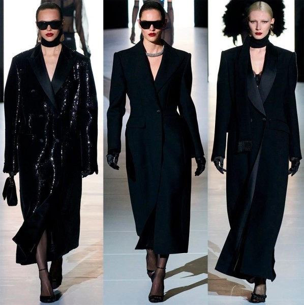 Черное пальто: актуальные фасоны и тренды сезона