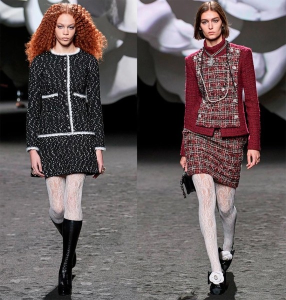 Модный костюм с юбкой и жакетом 2024 Модный костюм с юбкой и жакетом 2024